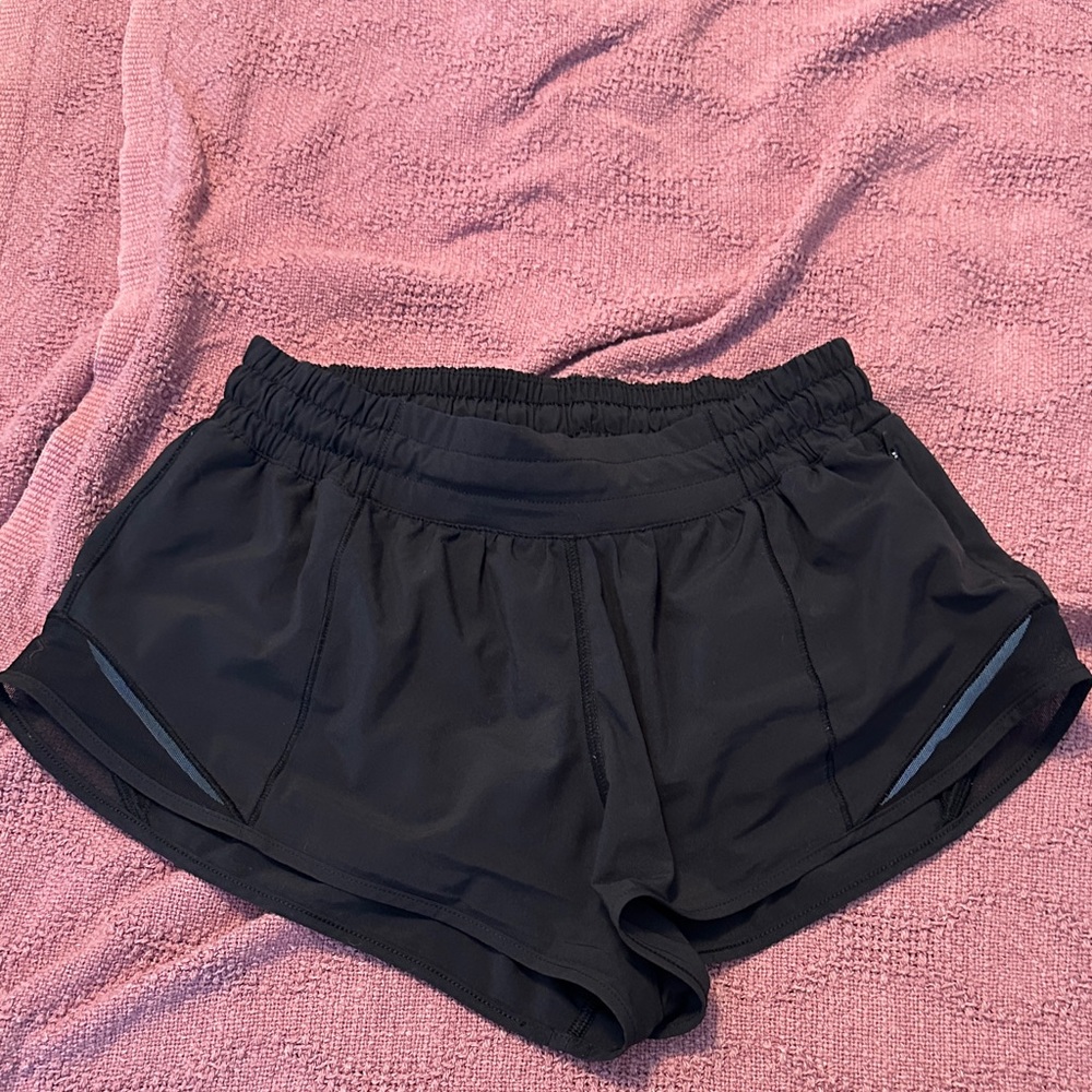 Lululemon Black Hottie Hot shorts